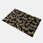 Paillasson Chat effrayant Halloween Boo Eyes Bat (Incliné)