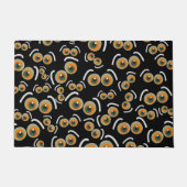 Paillasson Chat effrayant Halloween Boo Eyes Bat (Devant)