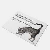 Paillasson Chat égyptien Gris Tabby (Incliné)