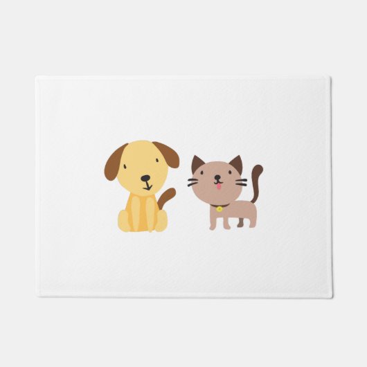 Paillasson Chat et chien (Devant)