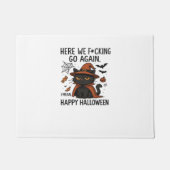 Paillasson Chat Grumpy Halloween T-shirt classique (Devant)