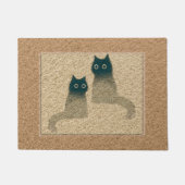 Paillasson Chat Minimaliste (Devant)