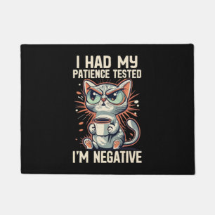 Paillasson Chat négatif