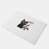 Paillasson Chat noir Costume Halloween Witchcraft Spider Web (Incliné)