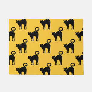 Paillasson Chat noir d'Halloween