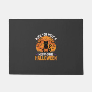 Paillasson Chat Noir Halloween Incroyable