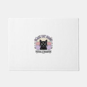 Paillasson Chat Noir Magie Chat Noir Chat Noir Vintage Vector