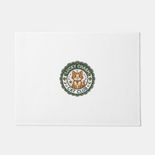 Paillasson Chat porte-bonheur POD Art Vector - Chat porte-bon