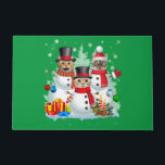 Paillasson Chat Snowman Père Noël Christmas Light Chat Maman<br><div class="desc">Chat Snowman Père Noël Noël Light Chat Maman Chat Papa Amoureux des chats</div>