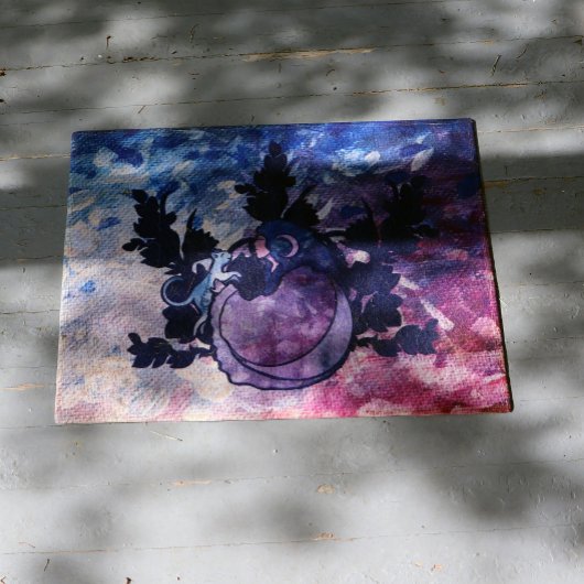 Paillasson Chat Sorcière Lune Déesse Wiccan Chat Personne