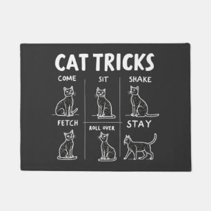 Paillasson Chat Tricks Purr-Fparfaitement Hilarious Feline Fu