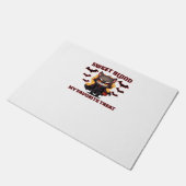 Paillasson Chat Vampire en colère Craves Sweet Halloween sang (Incliné)