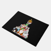 Paillasson chats d'arbre de noël (Incliné)