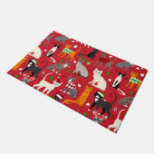 Paillasson Chats de Noël (Incliné)