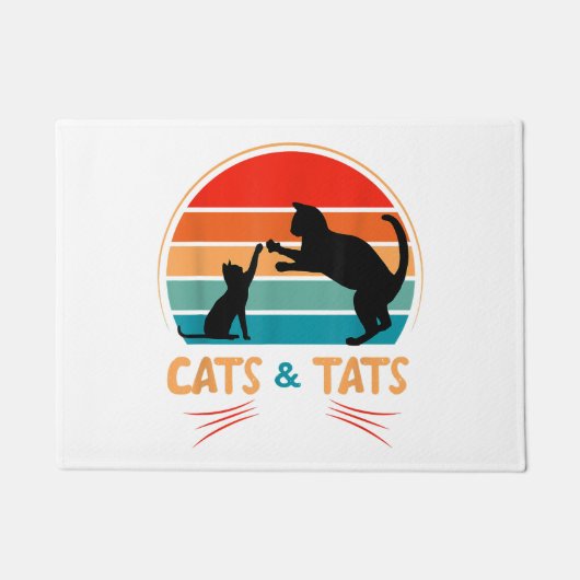 Paillasson Chats & Tats - Chat (Devant)