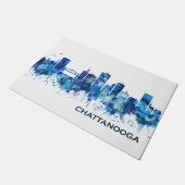 Paillasson Chattanooga Tennessee Skyline Blue (Incliné)