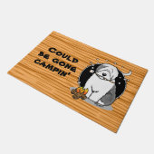 Paillasson Chatte chien randonneur Camper Vieux anglais Sheep (Incliné)