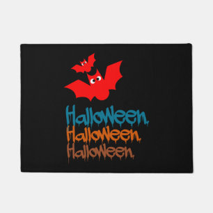 Paillasson Chauves-souris d'Halloween !