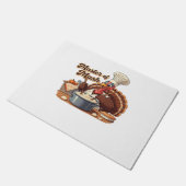 Paillasson Chef rétro Turquie Thanksgiving T-Shirt surdimensi (Incliné)