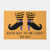 Paillasson Chemin De Sorcière À Candy Sorcières Halloween (Devant)