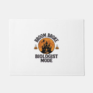 Paillasson Chemise de biologiste Halloween Vintage Science Sq