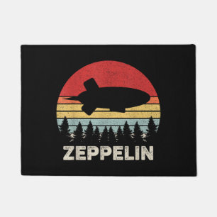 Paillasson Chemise Zeppelin Rétro Vintage Dirigeable Aéronef