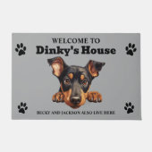 Paillasson Cher Doberman Pinscher Chien (Devant)