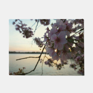 Paillasson Cherry Blossom Sunset à Washington DC