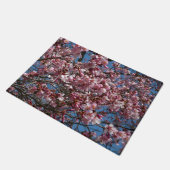 Paillasson Cherry Blossoms et Blue Sky Spring Floral (Incliné)