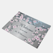 Paillasson Cherry Blossoms rose pâle Accueil (Incliné)