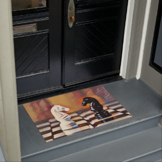 Paillasson Chess Knights Chess Board