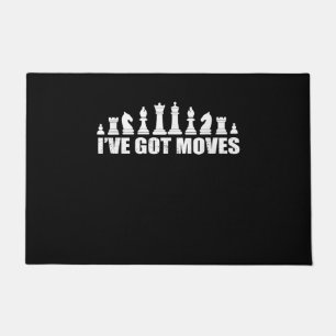 Paillasson Chess Set Pieces Ive Got Move Lovers