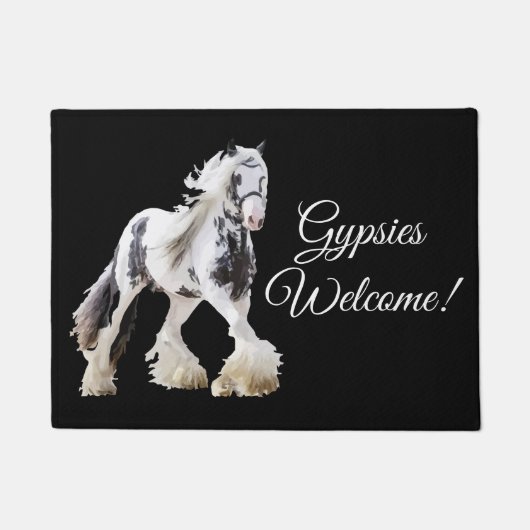 Paillasson Cheval d'attelage Gypsy Mare Stallion (Devant)