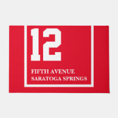 Paillasson Cheval Racing Saddlecloth House Numéros Adresse (Devant)