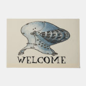 Paillasson Chevalier médiéval, ajouter le texte Matelas de co (Devant)