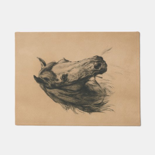 Paillasson Cheval's Head (par Heywood Hardy) (Devant)