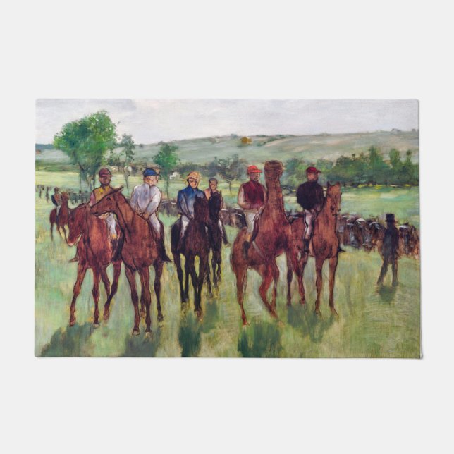 Paillasson Chevaux de course, Edgar Degas (Devant)