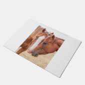 Paillasson Chevaux étourdissant dans un pâturage (Incliné)