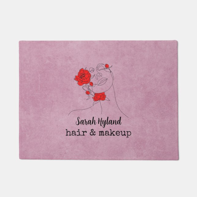 Paillasson Cheveux et maquillage (Devant)