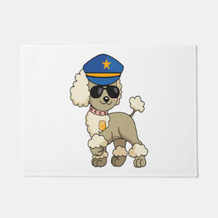 Paillasson Chibi Anime Police Poodle Chien
