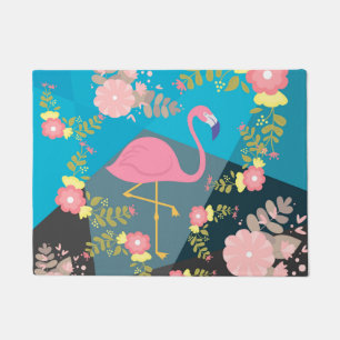 Paillasson Chic Tendance Élégant Mignon Rose Féminin Floral F