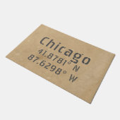 Paillasson Chicago Latitude Longitude II (Incliné)