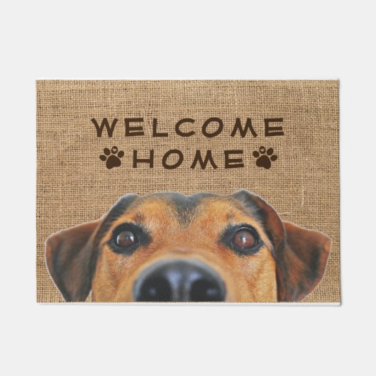 Paillasson Chien à visage mignon (Devant)