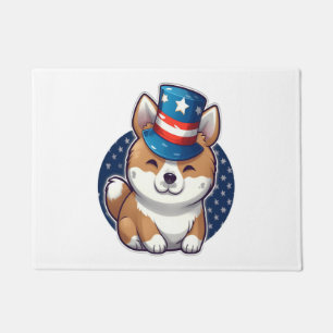 Paillasson Chien Akita, fête de l'indépendance