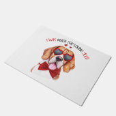 Paillasson Chien beagle fait pour vous aimer (Incliné)