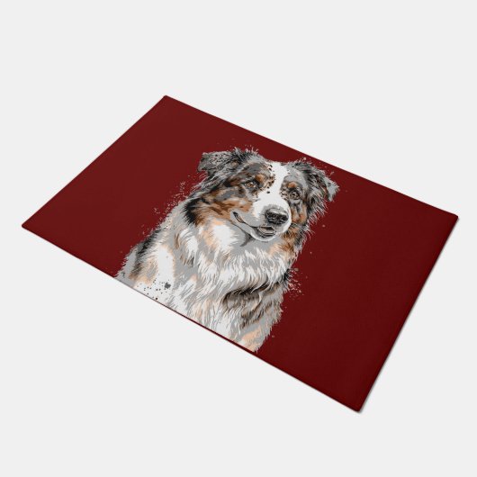 Paillasson Chien berger australien (Incliné)