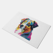 Paillasson Chien berger australien coloré 5 (Incliné)