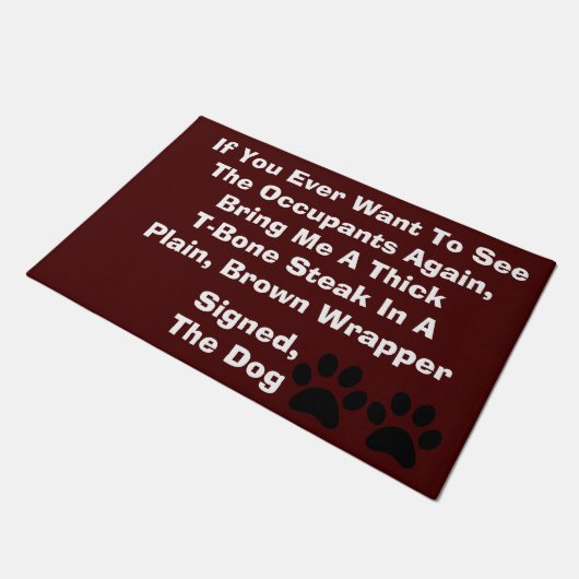 Paillasson Chien Blackmail Doormat (Incliné)