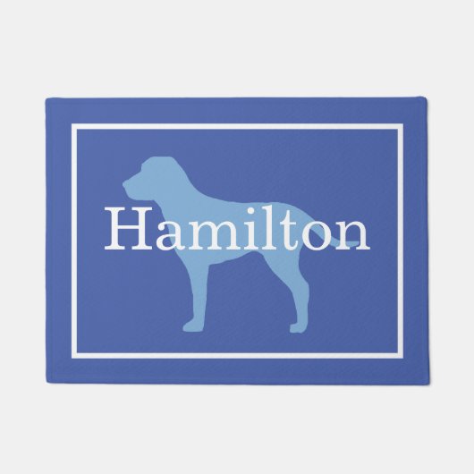 Paillasson Chien bleu (Devant)