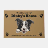 Paillasson Chien Border Collie (Devant)